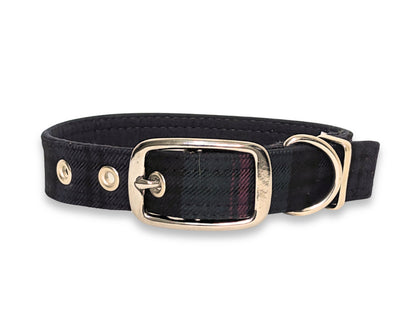 Baird Luxury Harris Tweed Dog Collar by Collared Creatures - Bespoke Handmade Tweed Buckle Dog Collar, Durable & Stylish, Available in Multiple Sizes