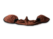 Super Absorbent Brown Bamboo Dog Drying Mitt by Collared Creatures UK