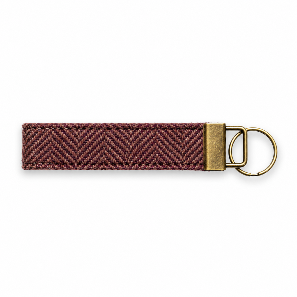 Abraham Moon Rouge Red Herringbone Luxury Dog Collar