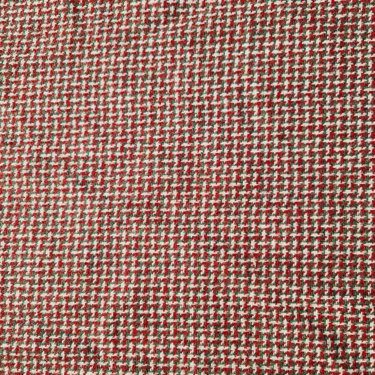 Christmas Houndstooth Harris Tweed Dog Collar