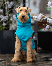 Collared Creatures Teal Superior Waterproof Dog Coat