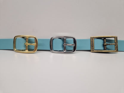 *New* Duck Egg Blue Waterproof Biothane Buckle Dog Collar