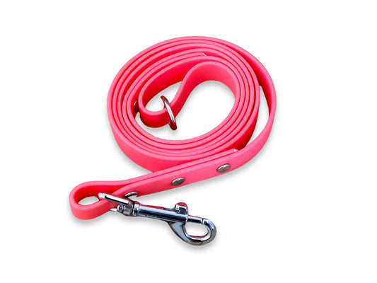 Fuchsia Dog Lead – Eye-Catching Waterproof Biothane Leash for Walks