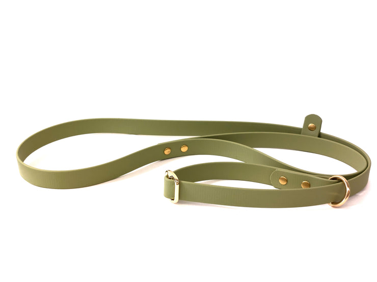 Guacamole Waterproof Biothane Dog Slip Lead Handmade in Yorkshire