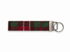 Christmas Green Check Amor Tweed Keyring | Key Fob