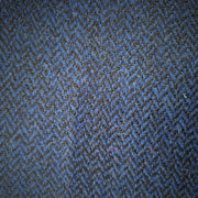 Midnight Blue Herringbone Luxury Harris Tweed Dog Collar