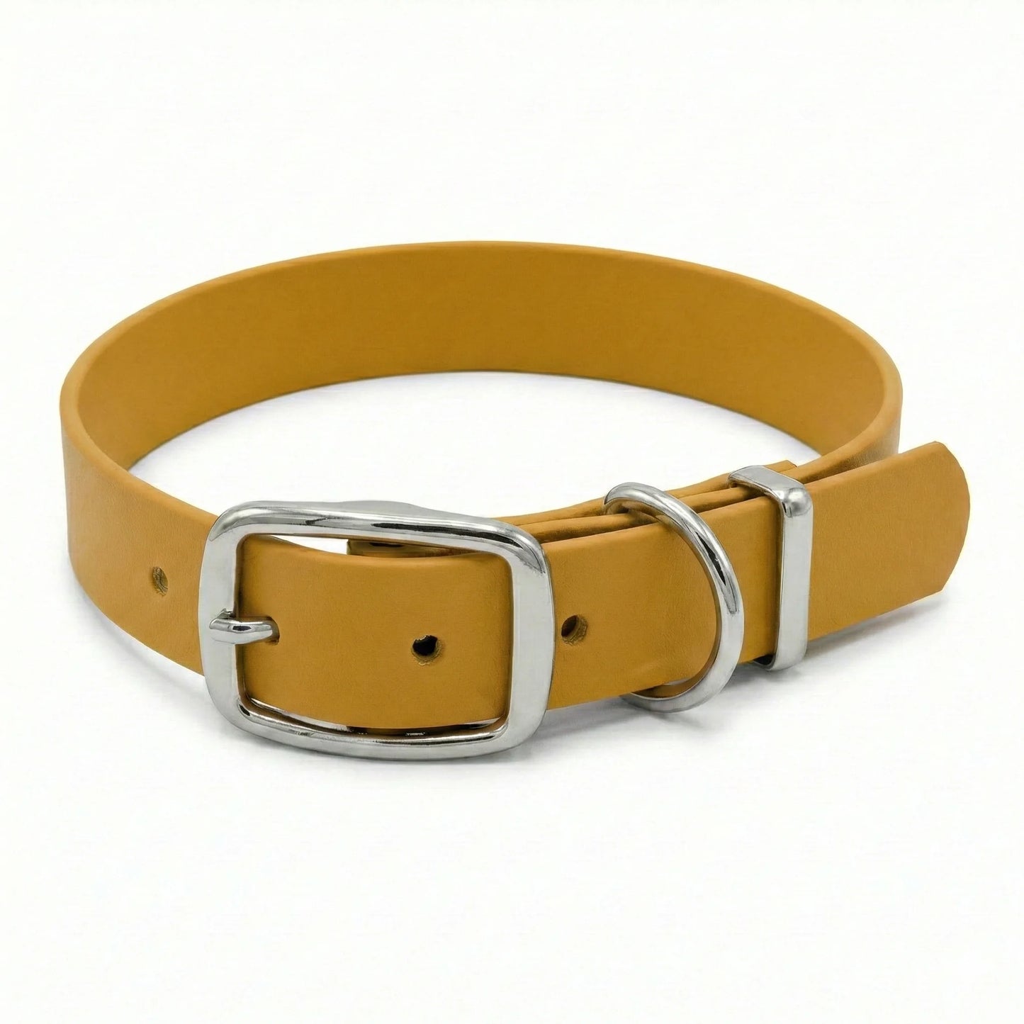 collared creatures biothane waterproof dog collar with metal buckle