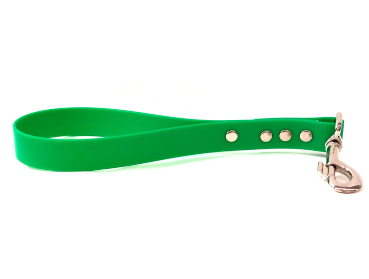 Neon Green Waterproof Biothane Traffic Handle Handmade in Yorkshire