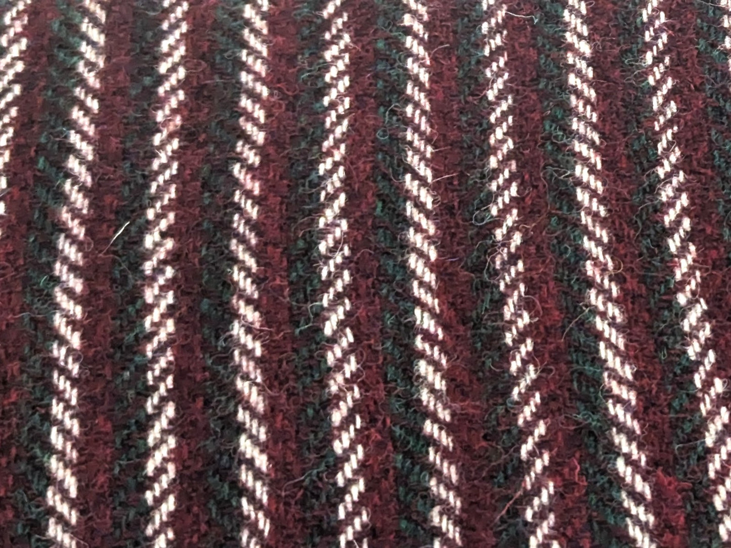 Christmas Multi Check Harris Tweed Dog Collar