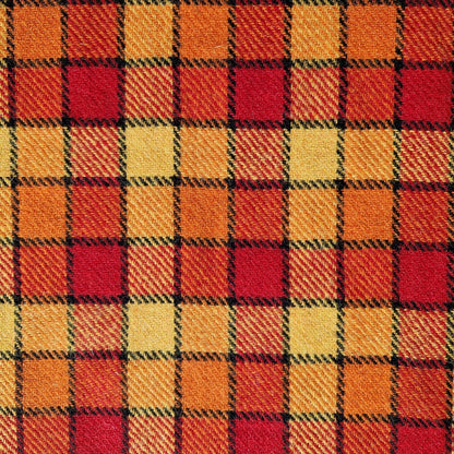 Sunset Check - Buckle Fastening Luxury Harris Tweed Dog Collar