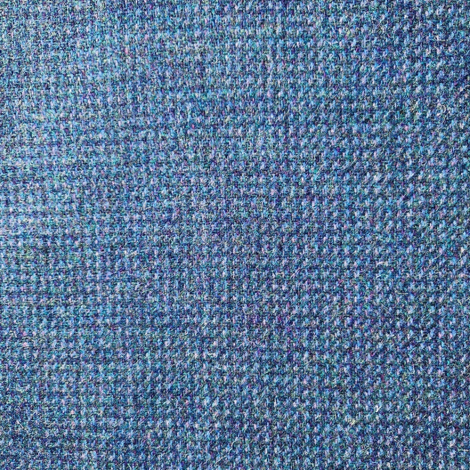 Teal with a Touch of Blue Luxury Harris Tweed Dog Collar