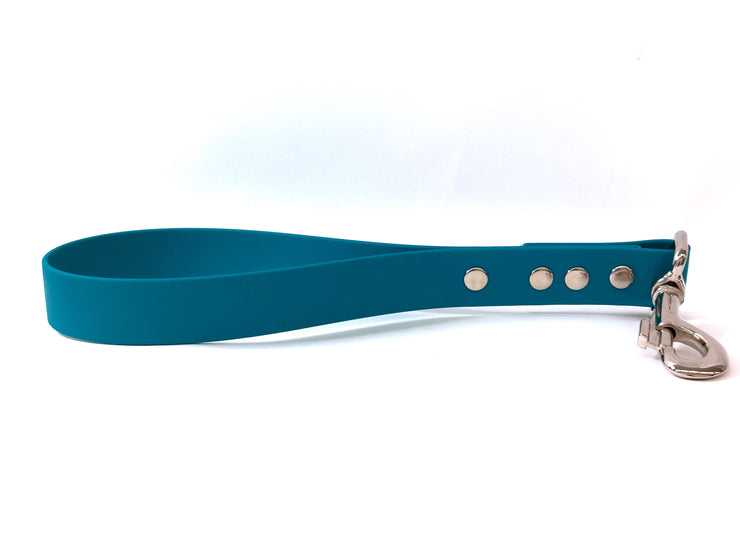 Turquoise Waterproof Biothane Traffic Handle Handmade in Yorkshire