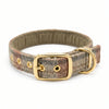 Glen Coe Terracotta - Buckle Fastening Luxury Abraham Moon Tweed Dog Collar