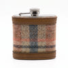 Abraham Moon Glen Coe Terracotta Wool Hip Flask Gift Set
