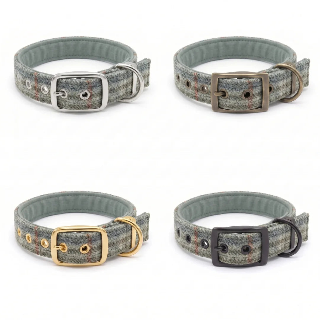 Huntingtower Celestial - Buckle Fastening Luxury Abraham Moon Tweed Dog Collar