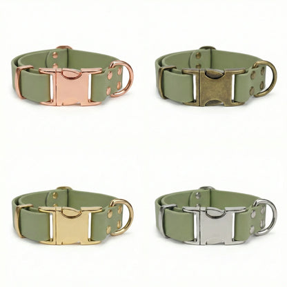 Guacamole Waterproof Biothane Metal Clasp Dog Collar