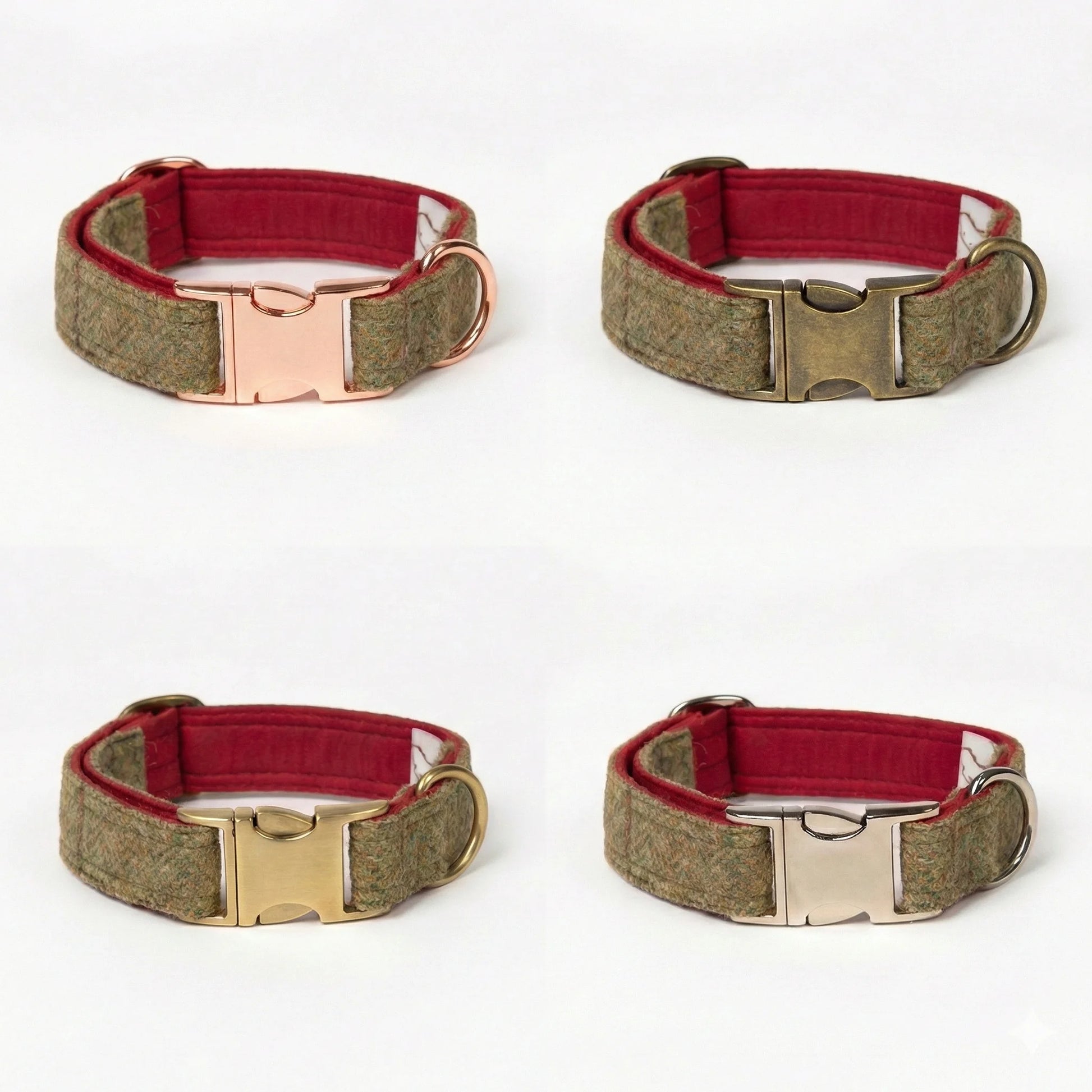 Yorkshire Tweed Luxury Dog Collar - Collared Creatures LTD