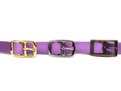 Violet & Amethyst Multicolour Waterproof Biothane Buckle Dog Collar
