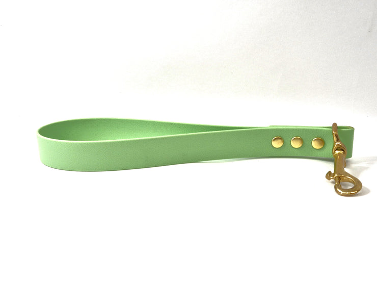 Apple Green Waterproof Biothane Traffic Handle Handmade in Yorkshire