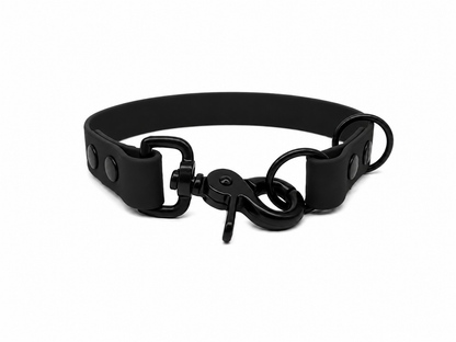 Black Waterproof Biothane Slip Dog Collar