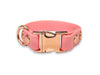 Baby Pink Small Breed Waterproof Biothane Dog Collar 21cm to 28cm Neck