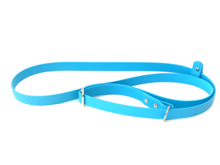 Baby Blue Waterproof Biothane Dog Slip Lead Handmade in Yorkshire