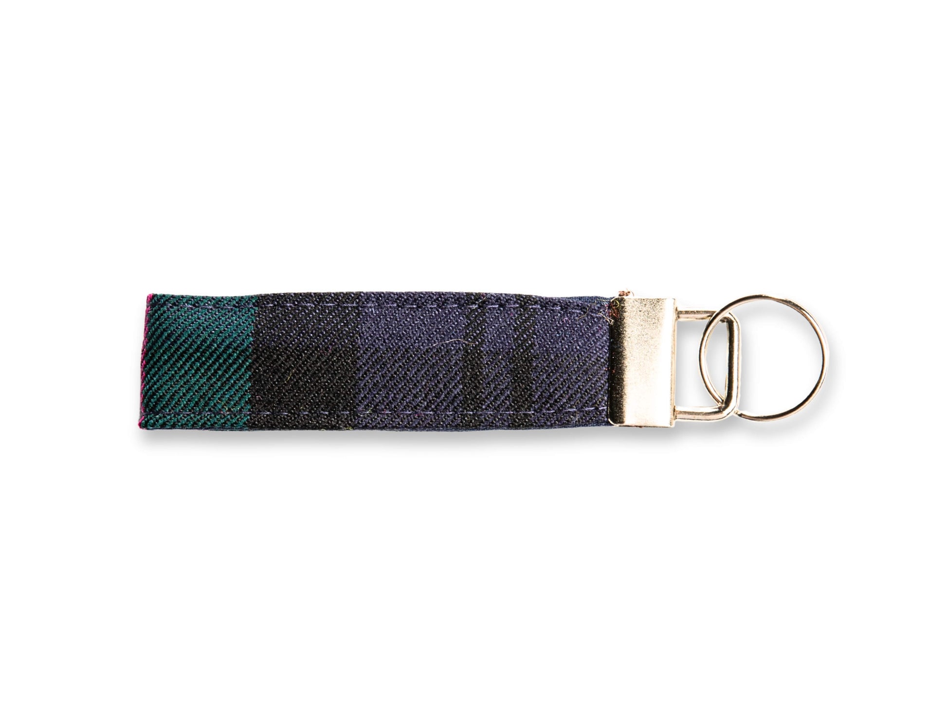 Baird Modern Tartan Harris Tweed keyring