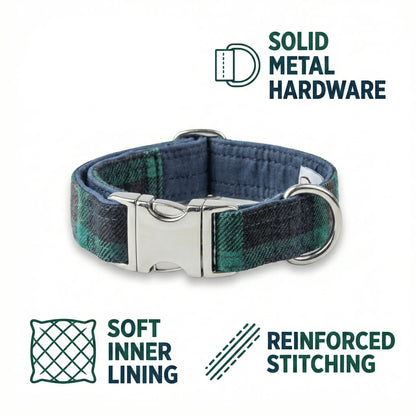 Baird Modern Tartan Dog Collar