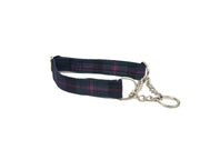 Baired Modern Tartan - Martingale / Half Choke Luxury Dog Collar
