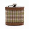 Abraham Moon Bibury Lichen Wool Hip Flask Gift Set