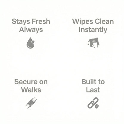 Black Waterproof Biothane Metal Clasp Dog Collar