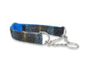 Blue & Grey Check - Martingale / Half Choke Luxury Dog Collar