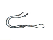 Handmade Rope Split / Double Dog Lead Blue & Brown collared creatues