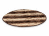 Luxury Brown Faux Fur Cave Bed Round Blanket