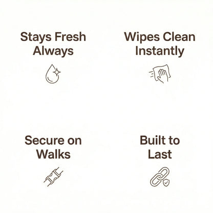 Dark Brown Waterproof Biothane Metal Clasp Dog Collar