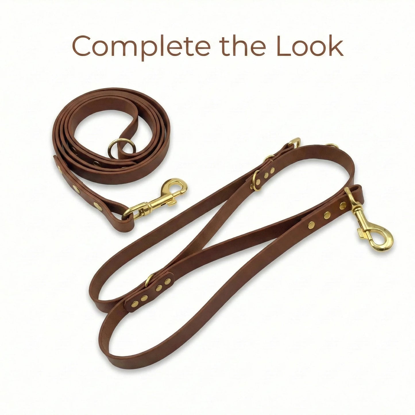 Dark Brown Waterproof Biothane Metal Clasp Dog Collar