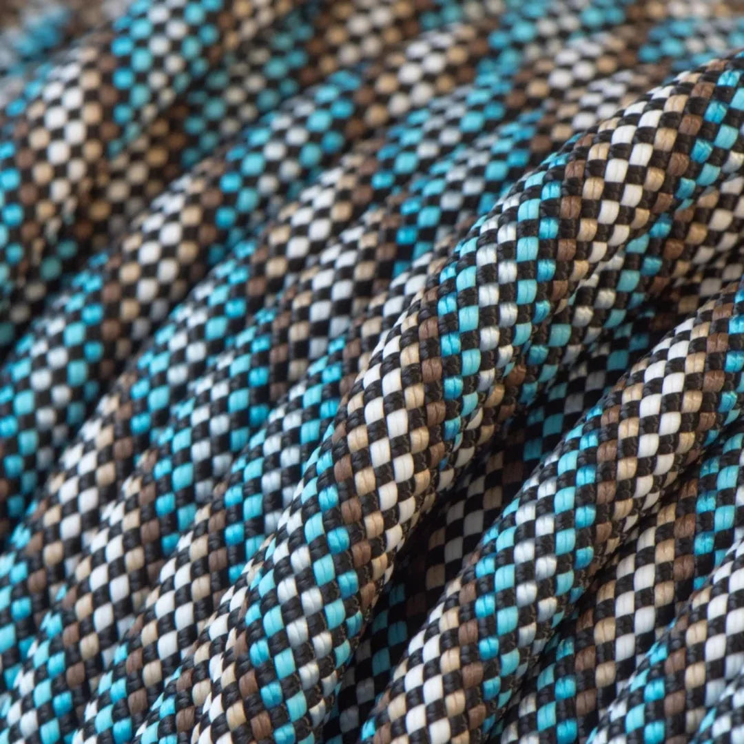 Brown & Blue Handmade Rope Slip or Clip Lead