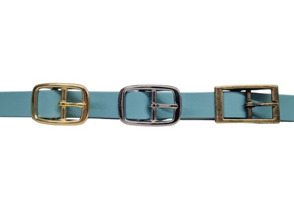 Duck Egg Blue Waterproof Biothane Buckle Dog Collar