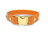 Burnt Orange Small Breed Waterproof Biothane Dog Collar 21cm to 28cm Neck