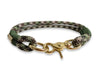Camouflage Handmade Rope Dog Collar with whipping