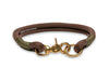 Chocolate Brown Handmade Rope Dog Collar with whipping