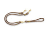 Chocolate Brown Handmade Rope Split - Double Dog Lead