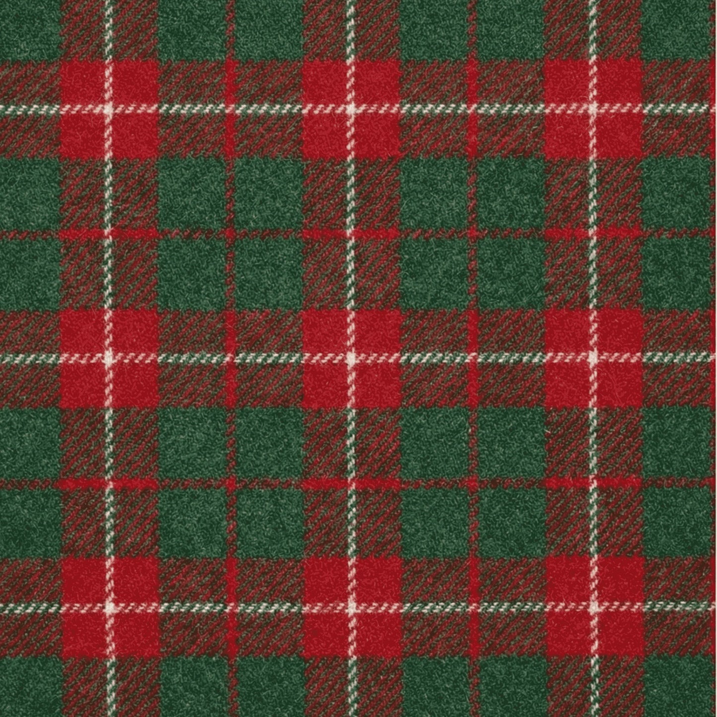 Plaid pattern with red and green squares