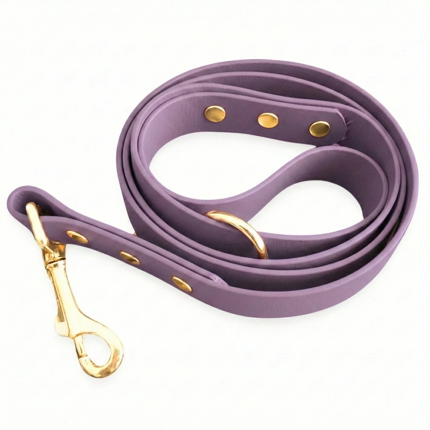Mauve Waterproof Biothane Dog Lead - Collared Creatures LTD
