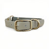 Olive & Beige Multicolour Waterproof Biothane Buckle Dog Collar