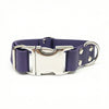 Violet Waterproof Biothane Metal Clasp Dog Collar