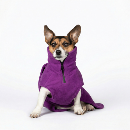 Magenta Perfectly Practical Dog Drying Coat - Collared Creatures LTD