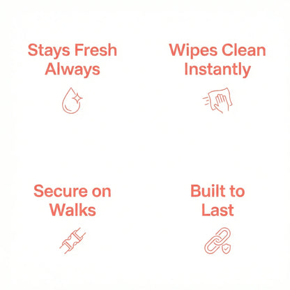 Coral Waterproof Biothane Metal Clasp Dog Collar