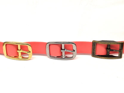 Coral Waterproof Biothane Buckle Dog Collar