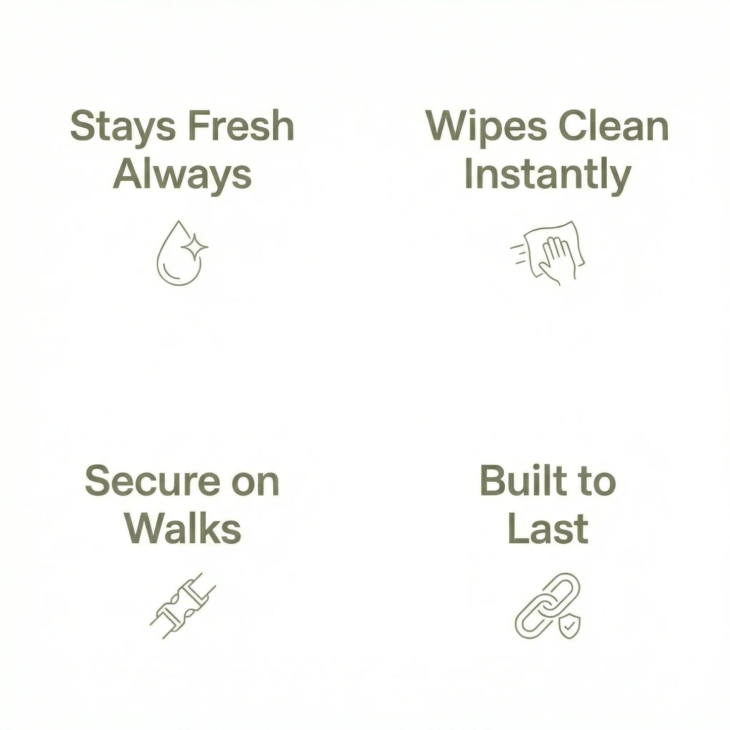 Country Green Waterproof Biothane Metal Clasp Dog Collar - Collared Creatures LTD